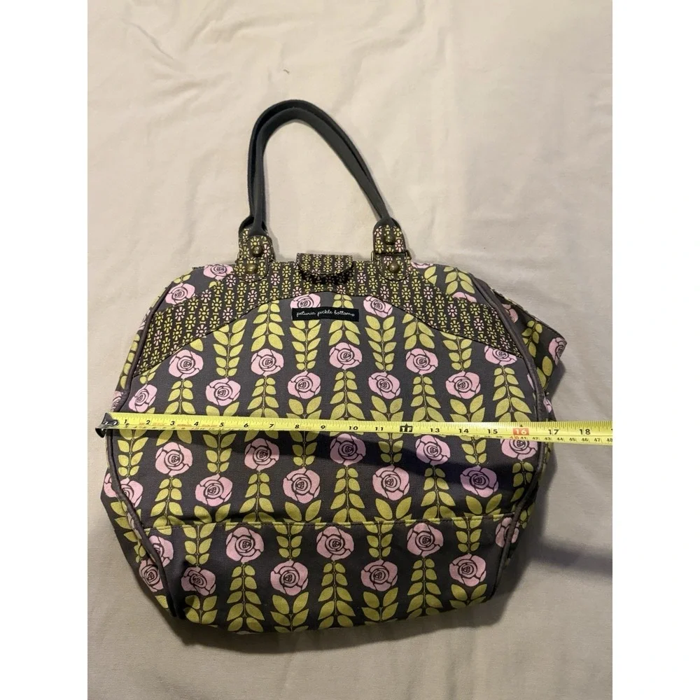 Petunia Pickle Bottom Wistful Weekender Tote Floral Diaper Bag Spring RARE XL